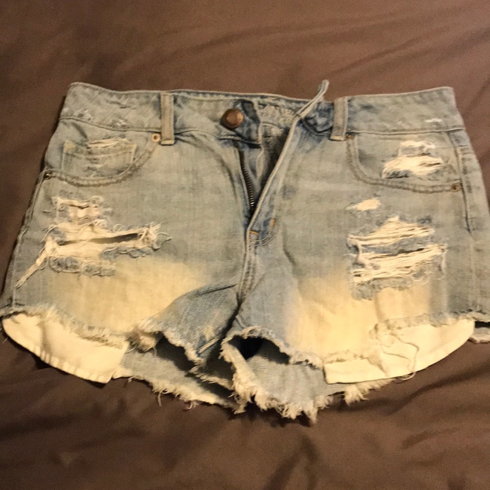 High rise shorts